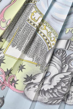 Printed pleated silk skirt LAURÈL