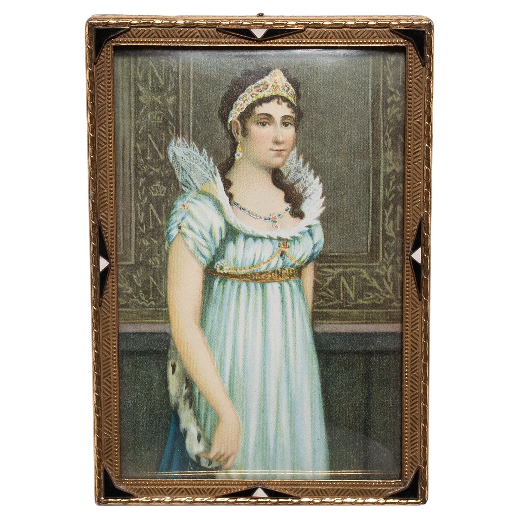 Retrato impreso de Josefina Bonaparte
