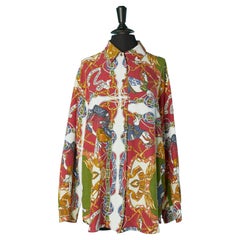 Vintage Printed rayon shirt Moschino Jeans 