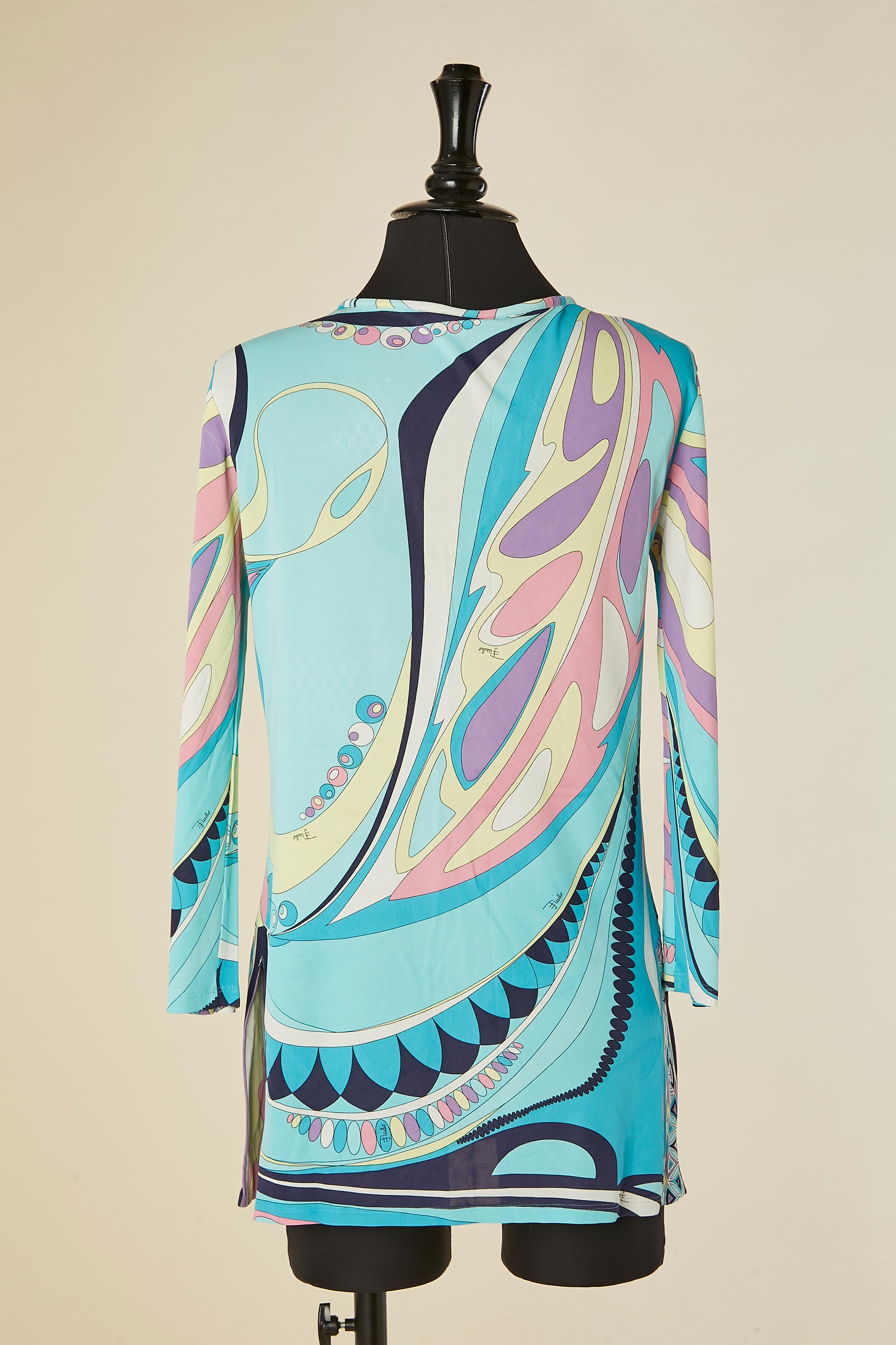 Women's Printed rayon top EMILIO PUCCI For Sale