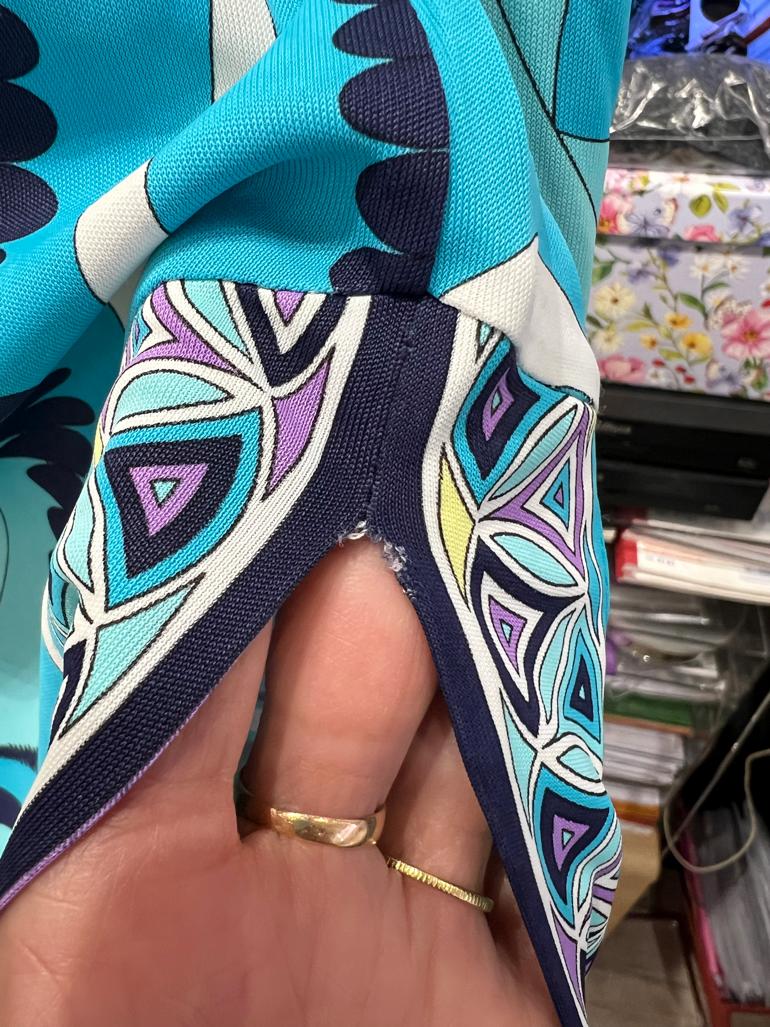 Printed rayon top EMILIO PUCCI For Sale 1