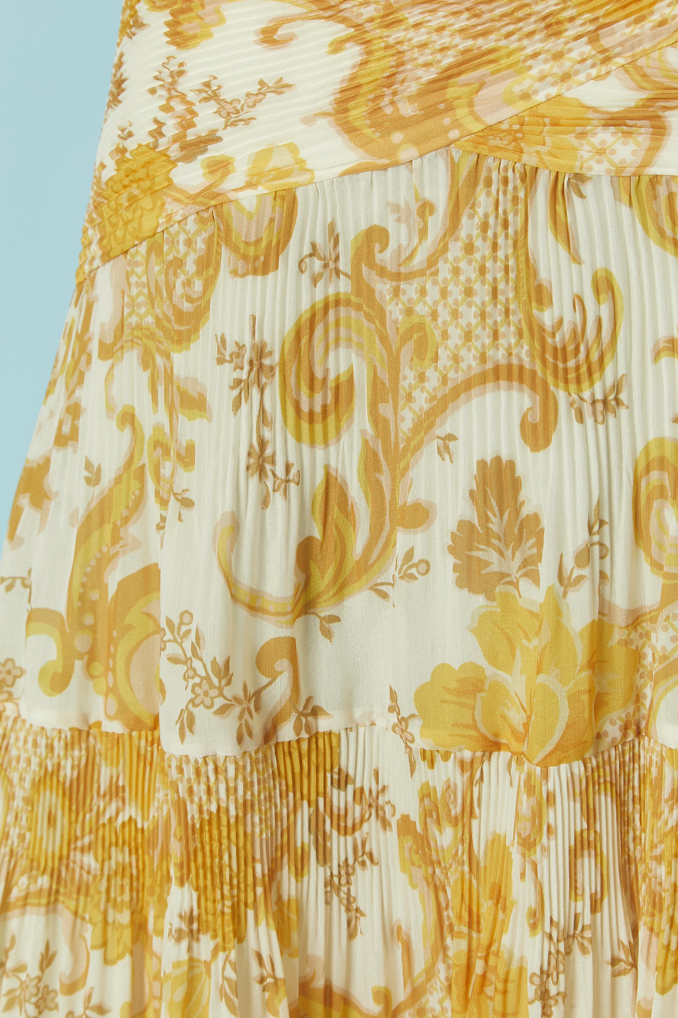 Women's Printed ruffled and pleated skirt ZIMMERMANN For Sale