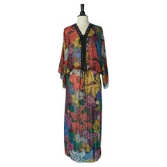 Robe imprimée transparente avec dentelles et œillets JUST CAVALLI
