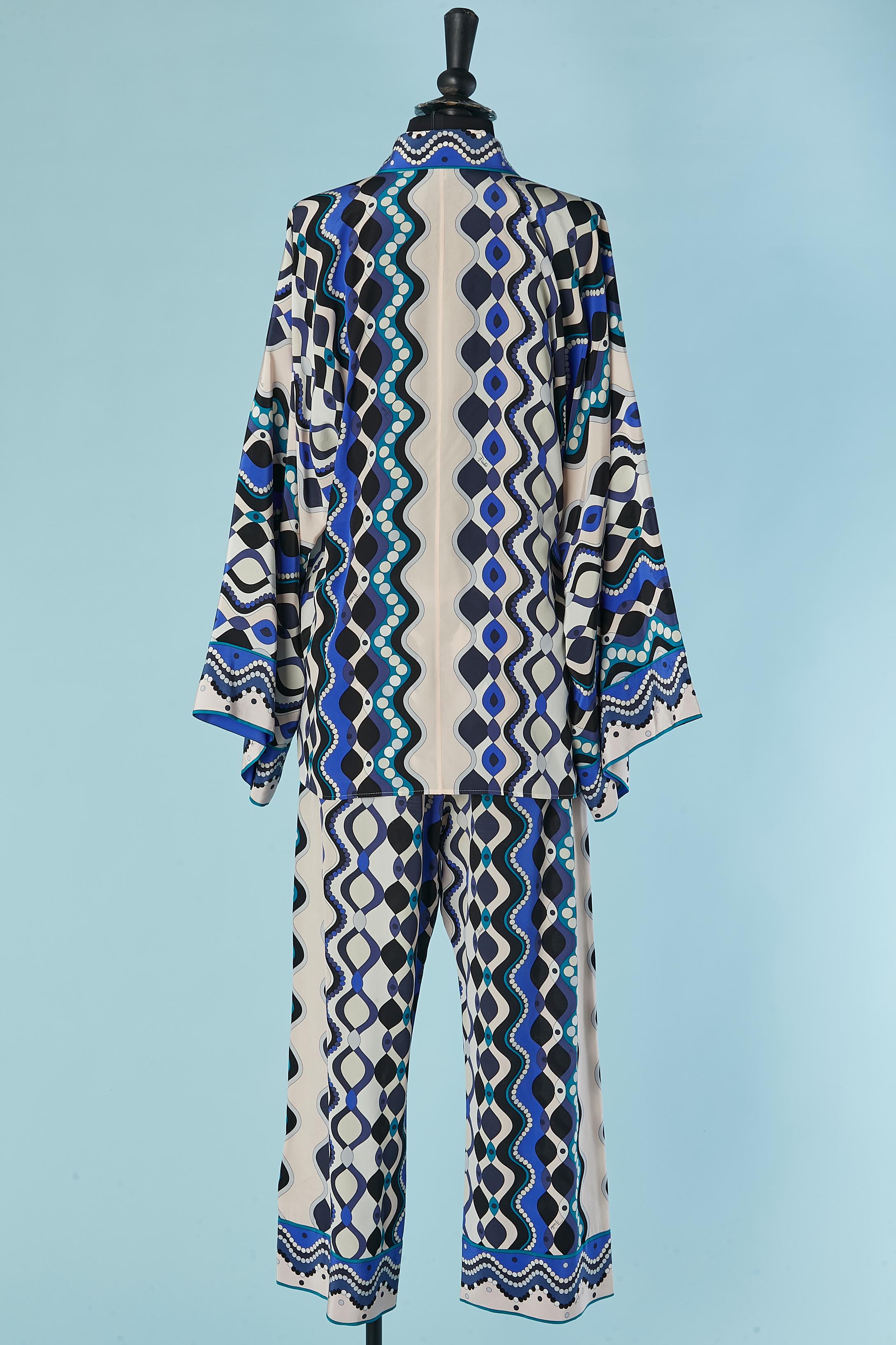 Printed shirt and trouser printed ensemble For Sale 1