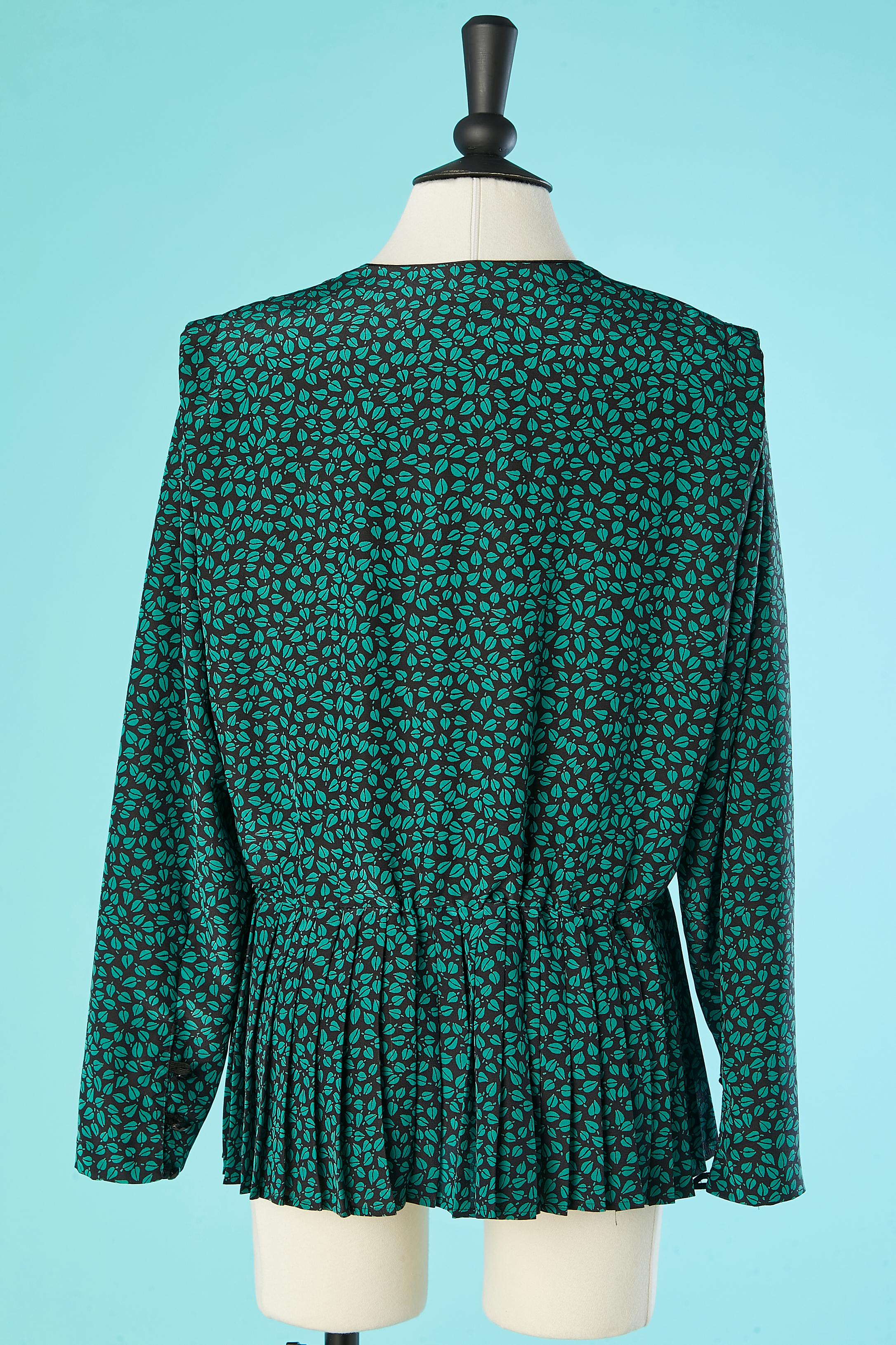 Women's Printed shirt pleated on the edge CHRISTIAN DIOR 
