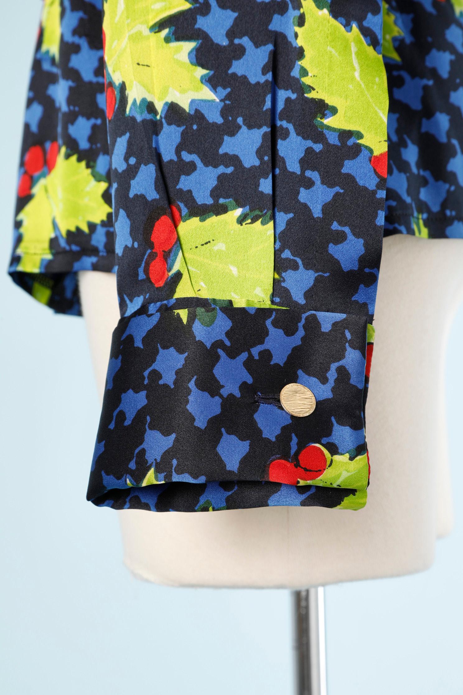 Women's Printed silk blouse Yves Saint Laurent Haute-Couture 
