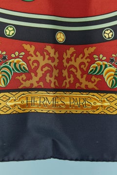 Printed silk Carré scarf "Nikko" Hermès