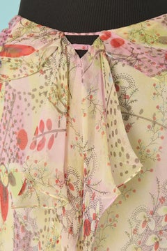 Bedruckter Seidenchiffonrock John Galliano for CHRISTIAN DIOR