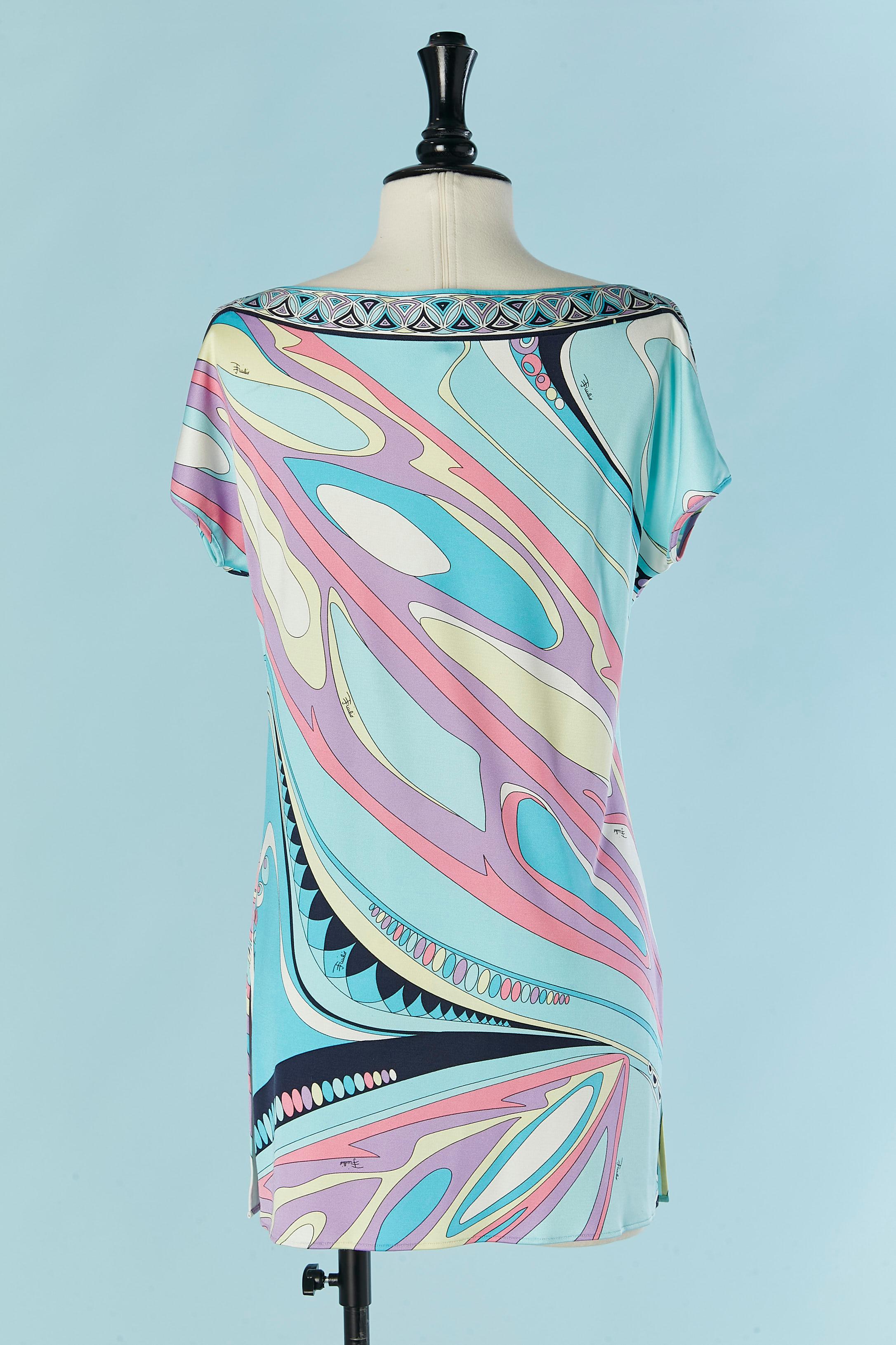 Bedrucktes Kleid aus Seidenjersey EMILIO PUCCI im Angebot 1