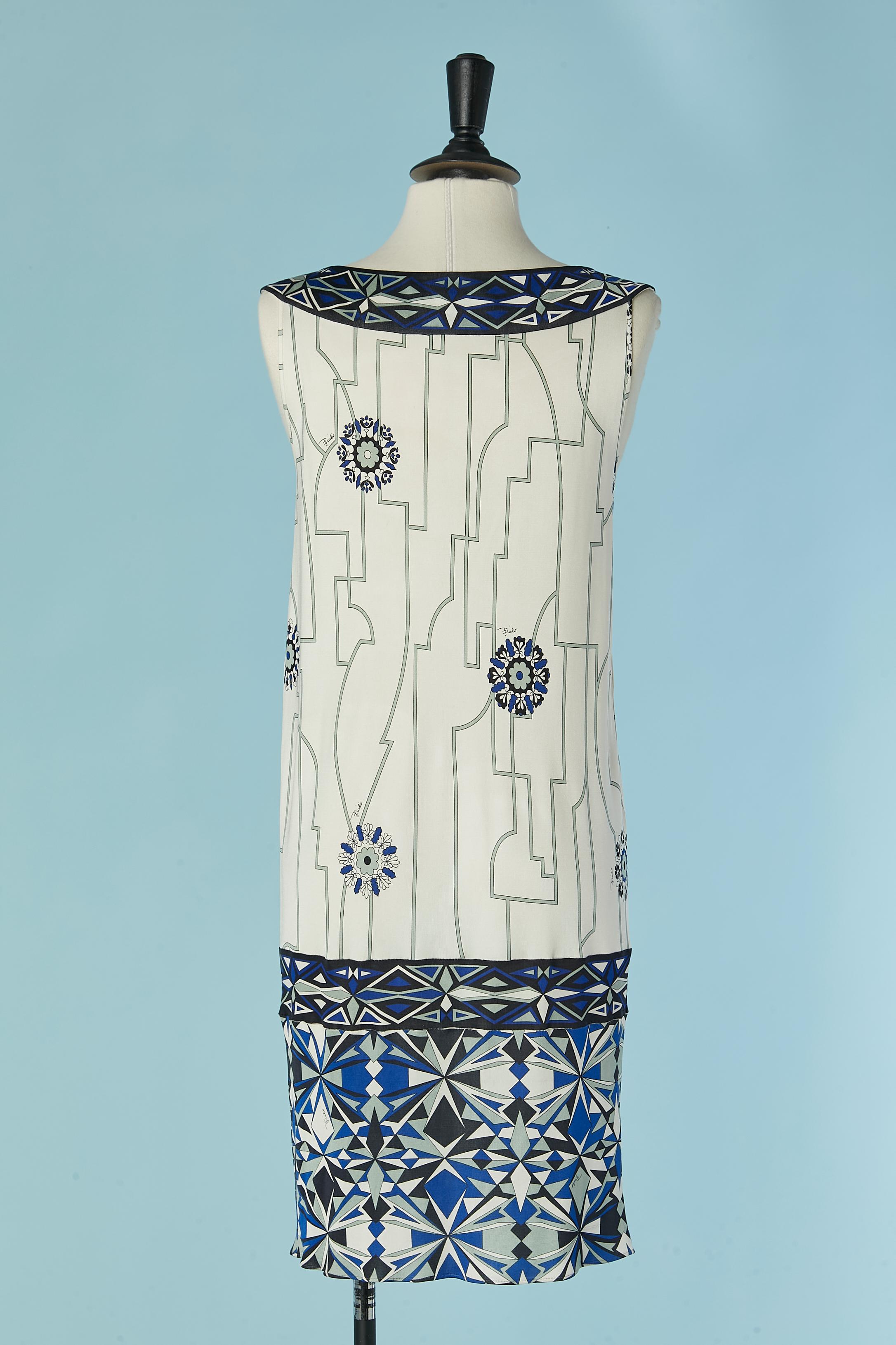 Printed silk jersey dress EMILIO PUCCI For Sale 1