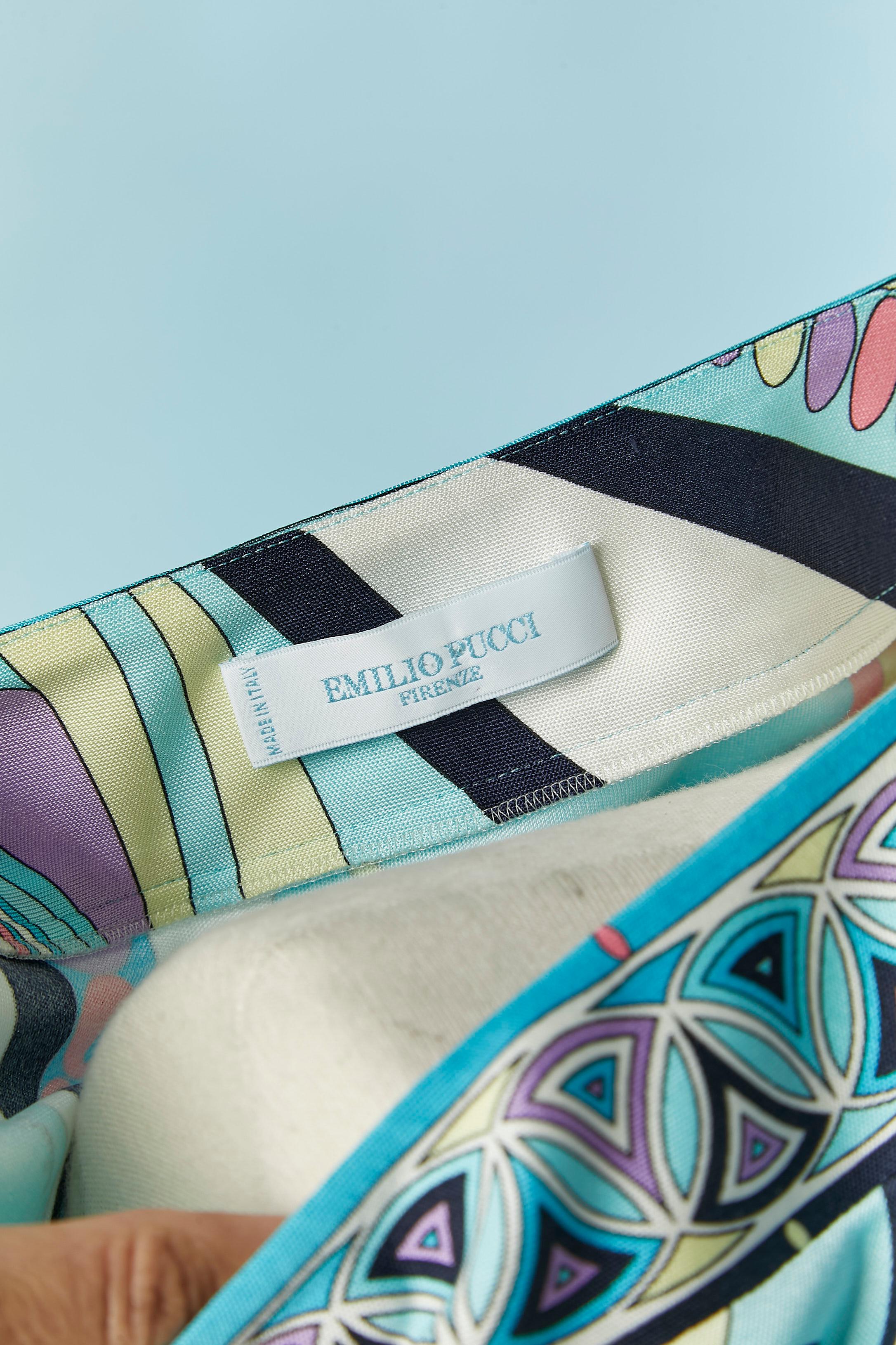 Bedrucktes Kleid aus Seidenjersey EMILIO PUCCI im Angebot 3