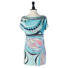 Bedrucktes Kleid aus Seidenjersey EMILIO PUCCI