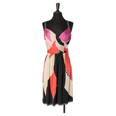 Robe nuisette en jersey de soie imprimé Emilio Pucci