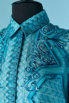 Printed silk shirt VERSACE COLLECTION