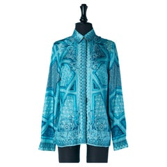 Printed silk shirt VERSACE COLLECTION