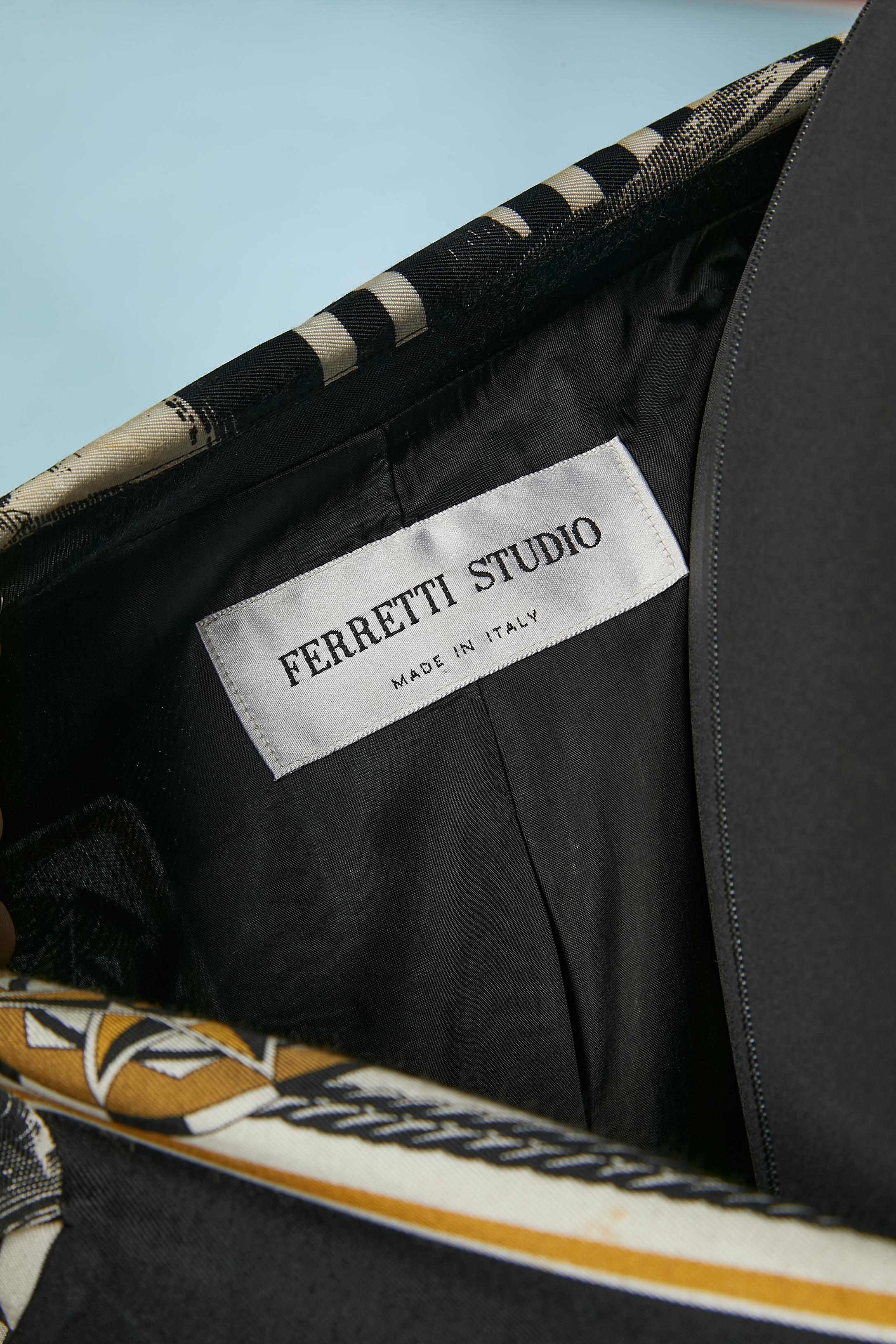 Veste à simple boutonnage imprimée Ferretti Studio  en vente 3