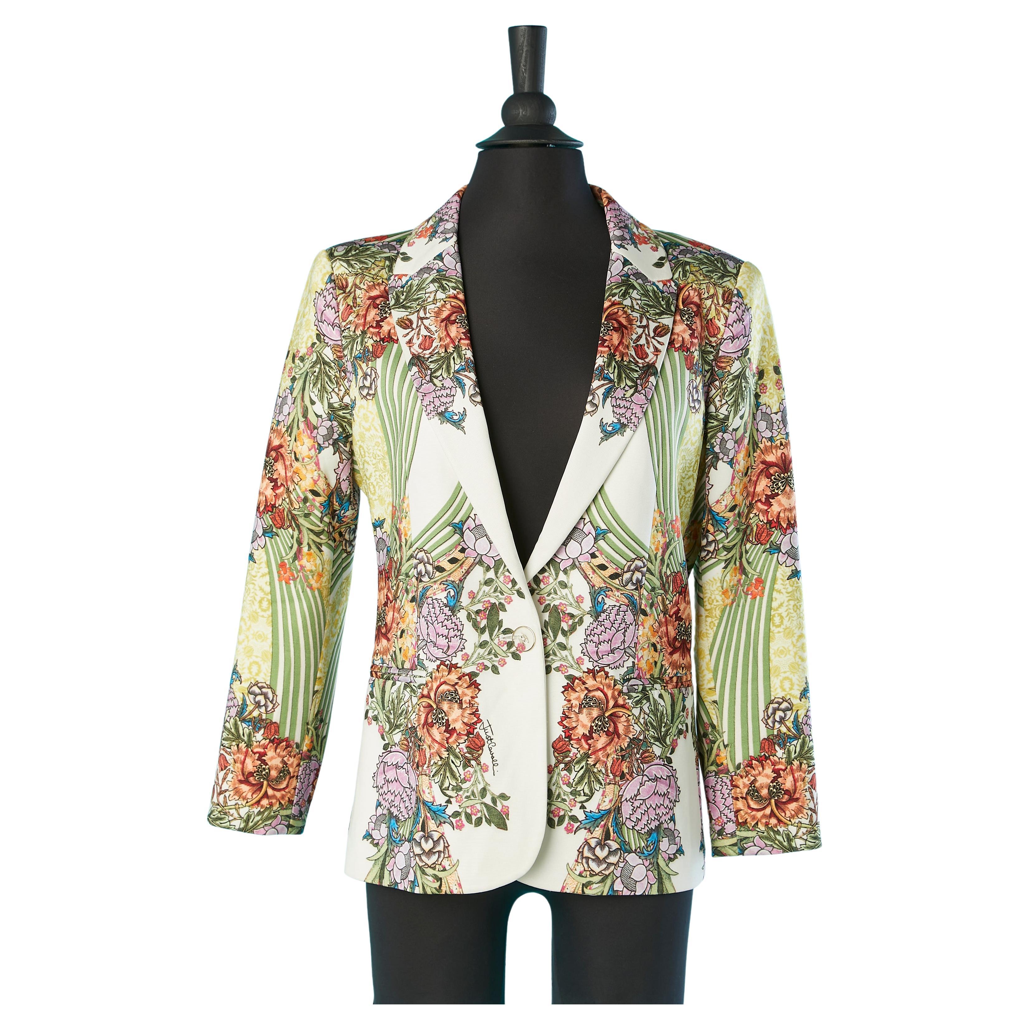 Printed single-breasted jacket Just Cavalli  For Sale