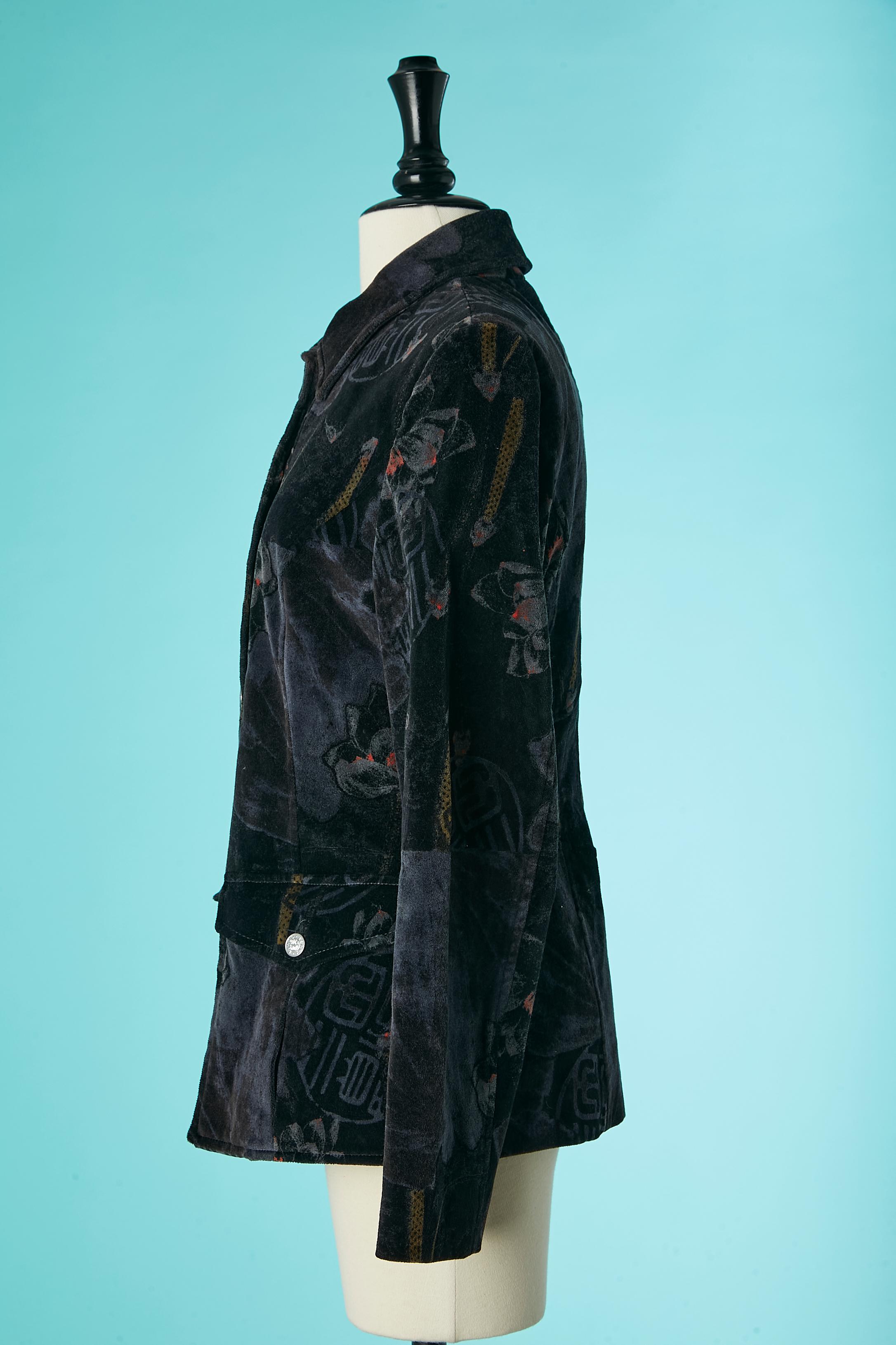 Women's Printed single breasted jacket KENZO Jeans For Sale