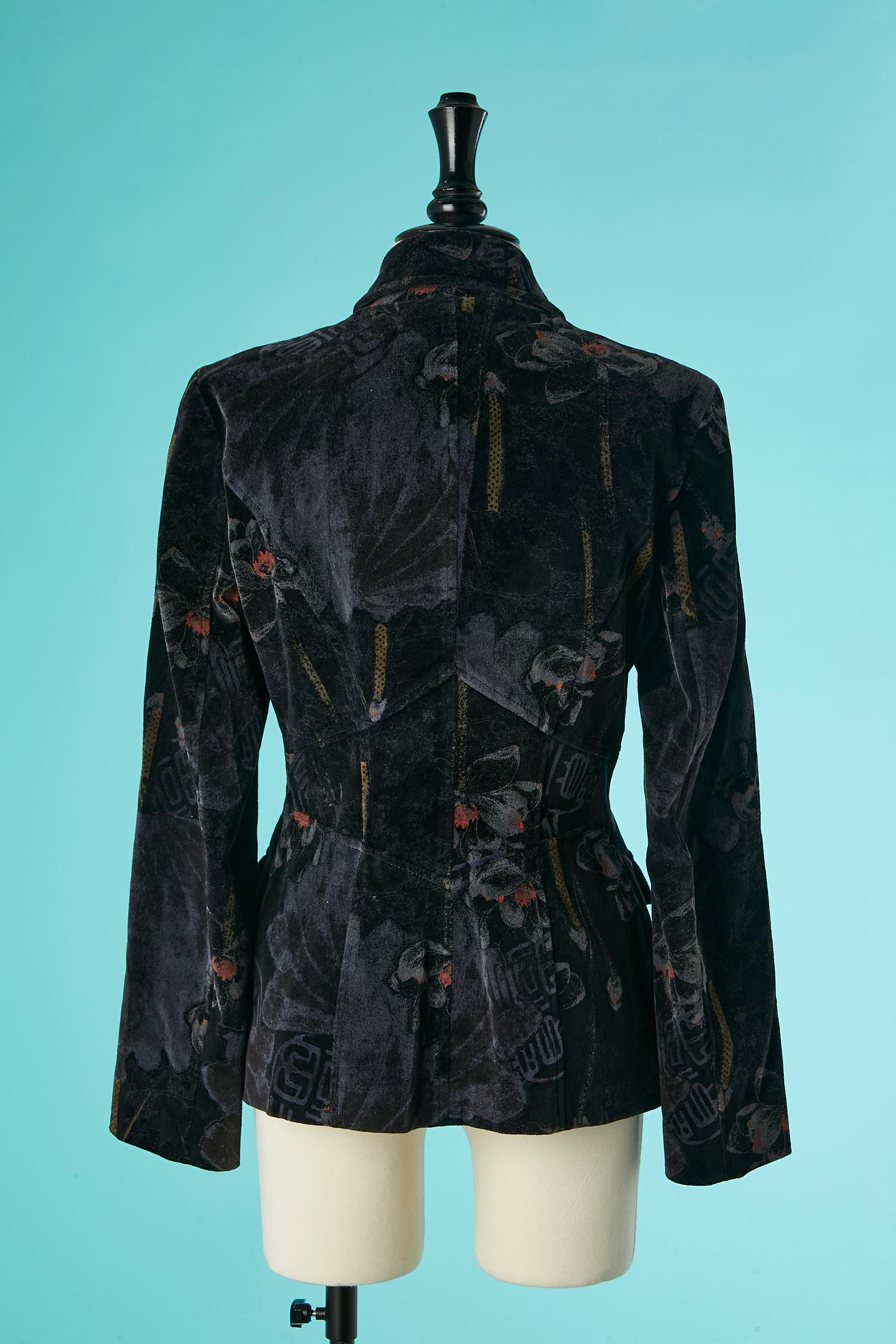 Printed single breasted jacket KENZO Jeans For Sale 1