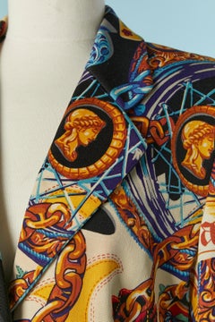 Giacca monopetto stampata Kenzo Jungle