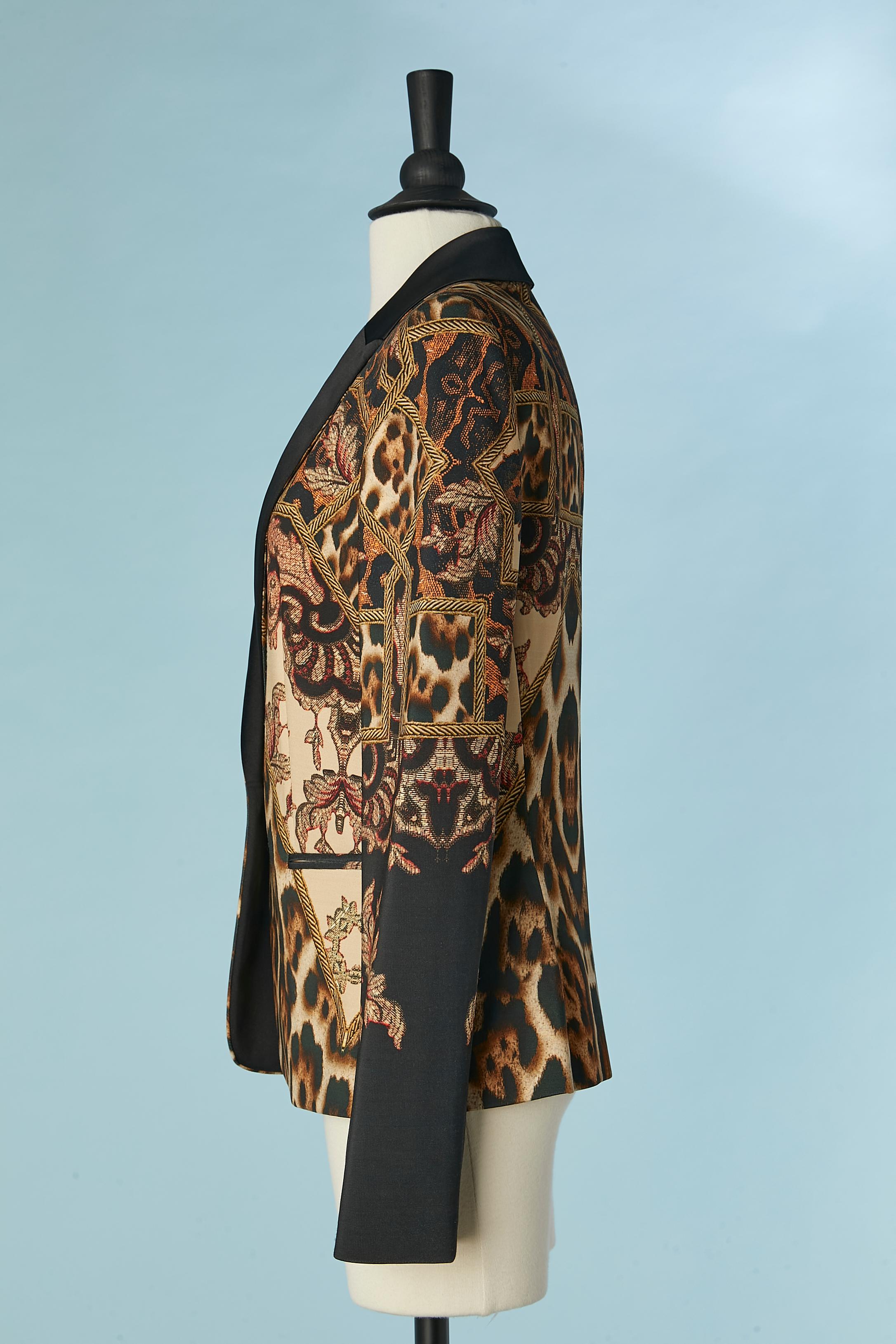 Printed single breasted tuxedo single-breasted jacket Just Cavalli  For Sale 1