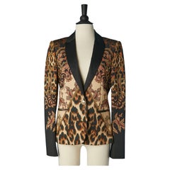 Used Printed single breasted tuxedo single-breasted jacket Just Cavalli 