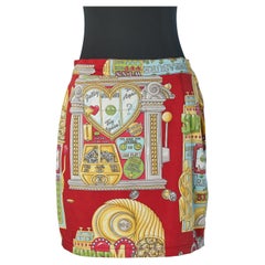 Bedruckter Rock mit „Jackpot“-Muster Moschino Jeans