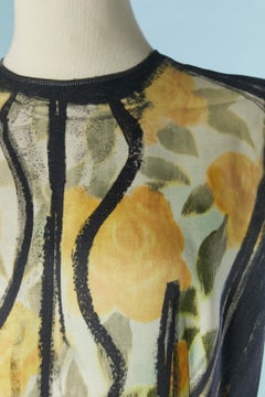 Printed sleeveless cocktail dress Lanvin by Alber Elbaz  "Les 10 Ans"  FW 2012