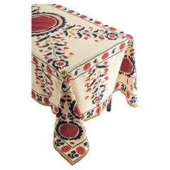 Suzani Printed Cotton Tablecloth