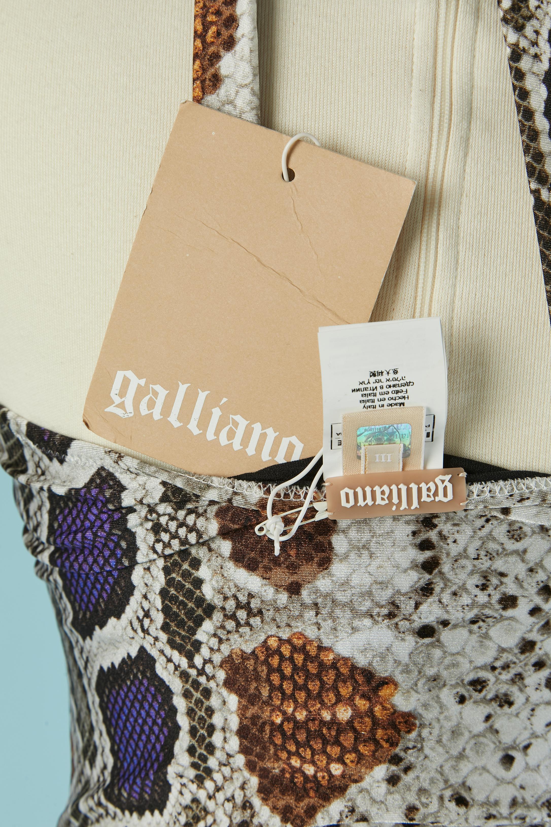 Bedruckte Bademode GALLIANO Neu mit Etikett im Angebot 2