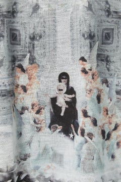 Printed tank top with black ribs edge GIVENCHY by Riccardo Tisci