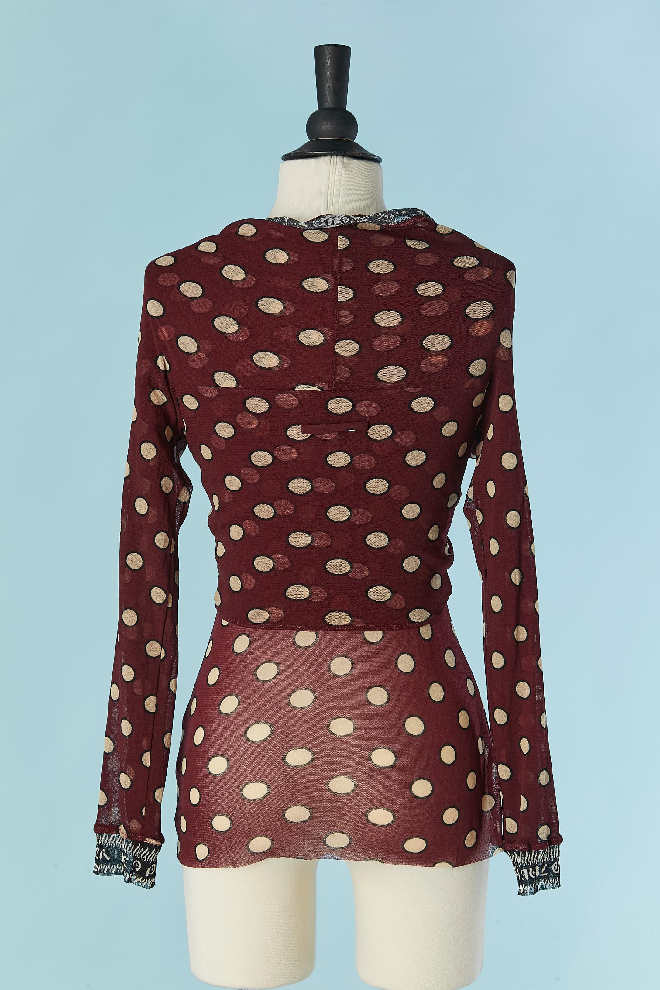 De las mujeres Impreso  Conjunto de camiseta y top de tul JEAN-PAUL GAULTIER CLASSIQUE en venta
