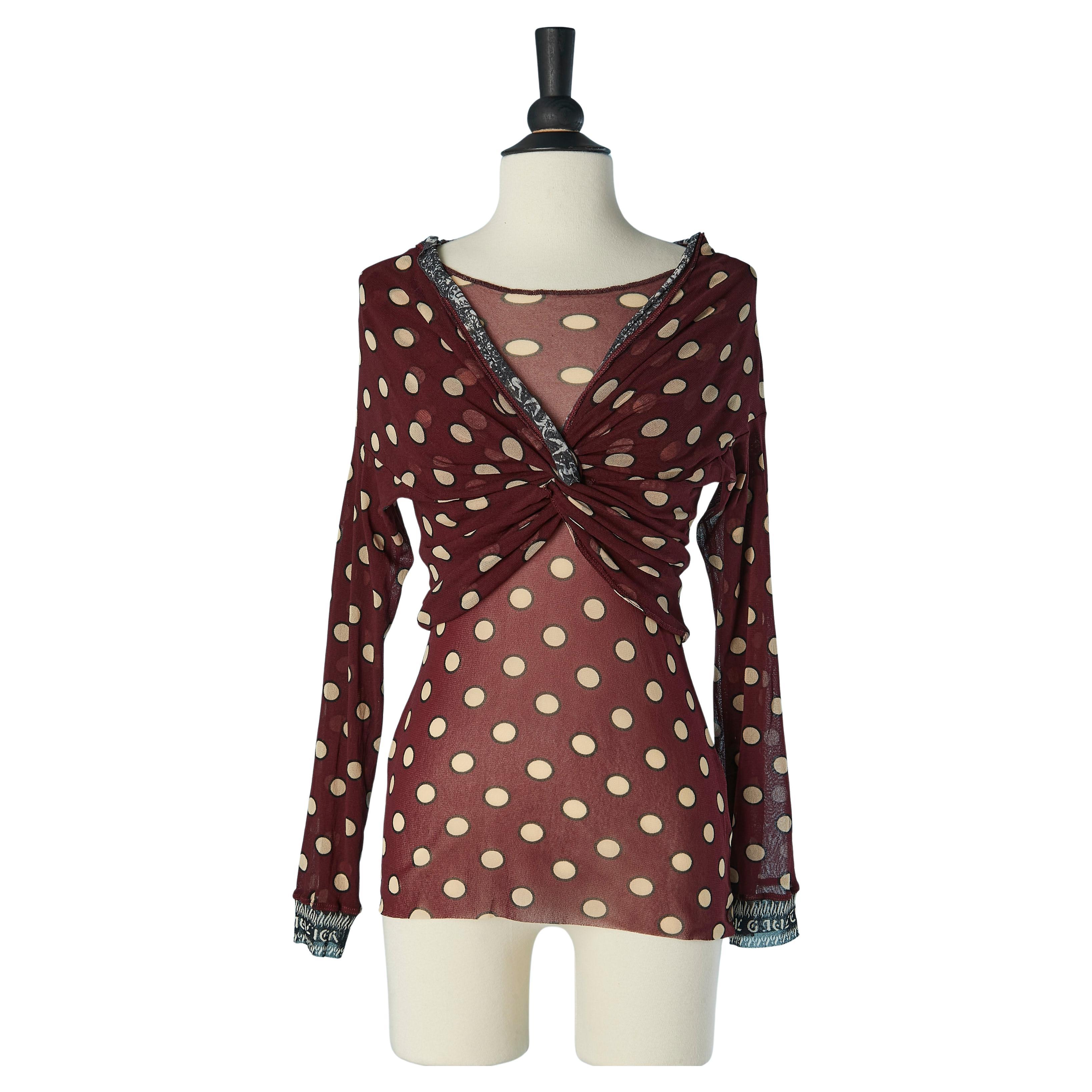 Impreso  Conjunto de camiseta y top de tul JEAN-PAUL GAULTIER CLASSIQUE en venta