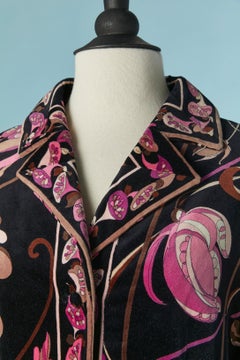 Printed velvet dress EMILIO PUCCI