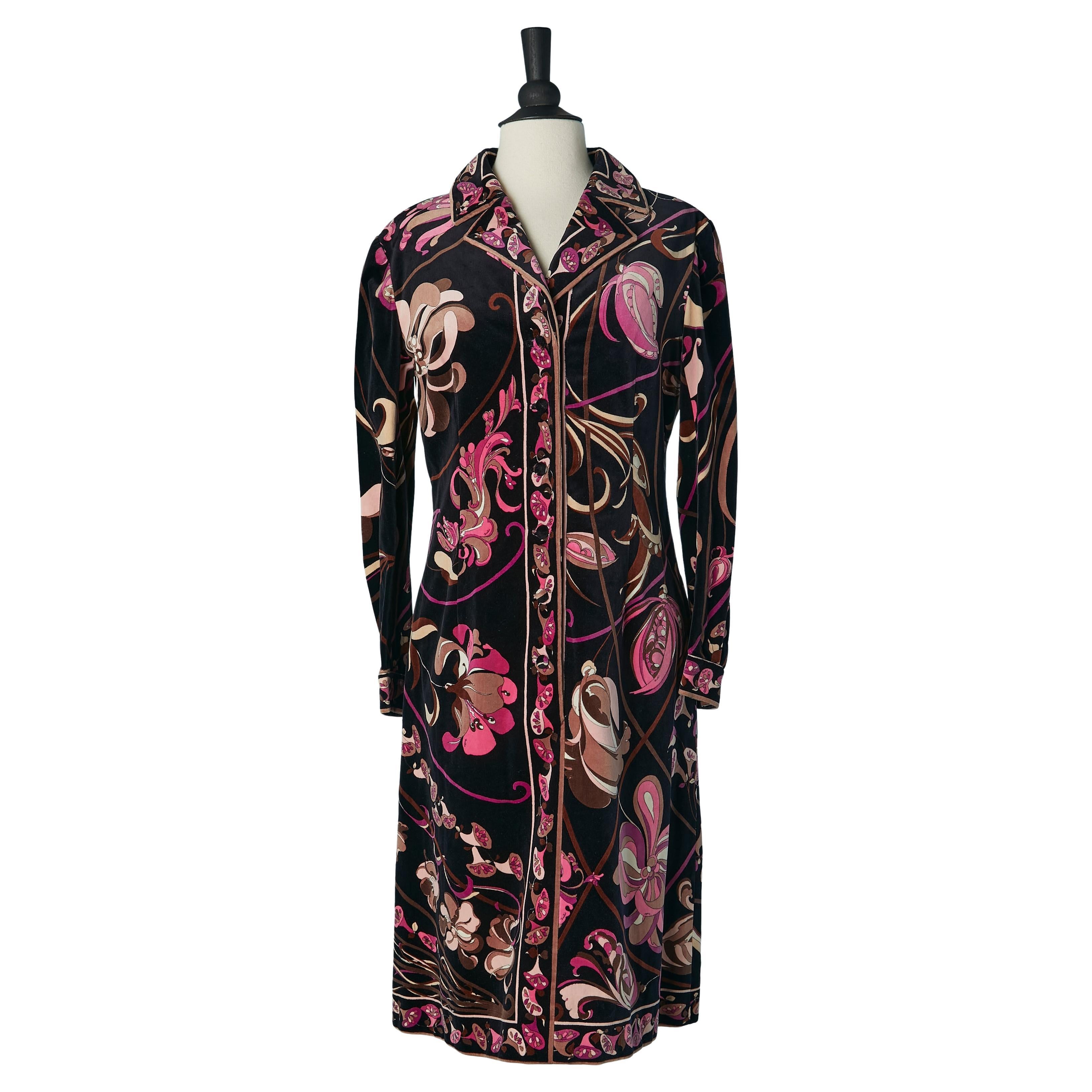 Printed velvet dress EMILIO PUCCI For Sale