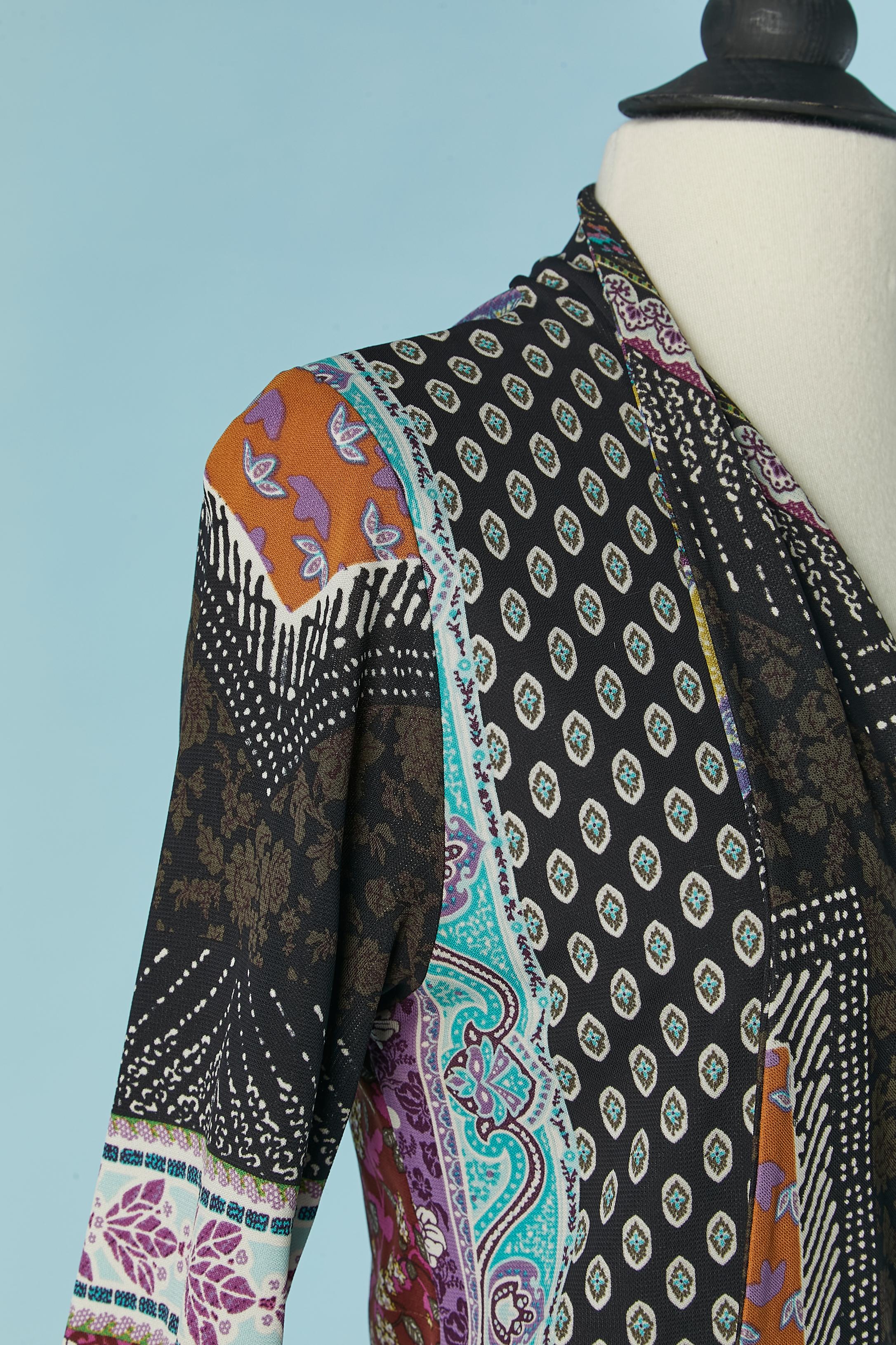 Printed wrap dress ETRO In Excellent Condition For Sale In Saint-Ouen-Sur-Seine, FR