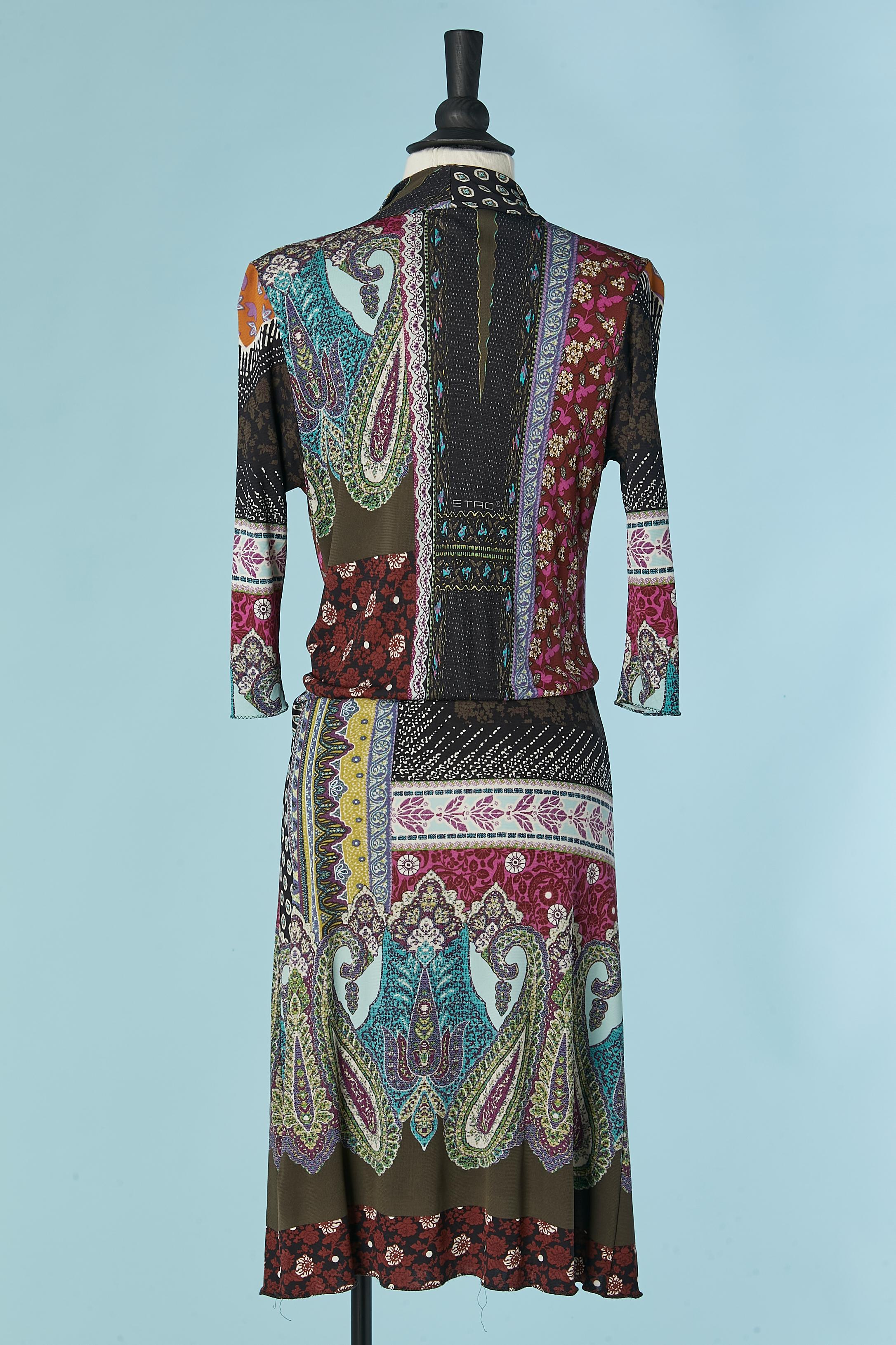 Printed wrap dress ETRO For Sale 1