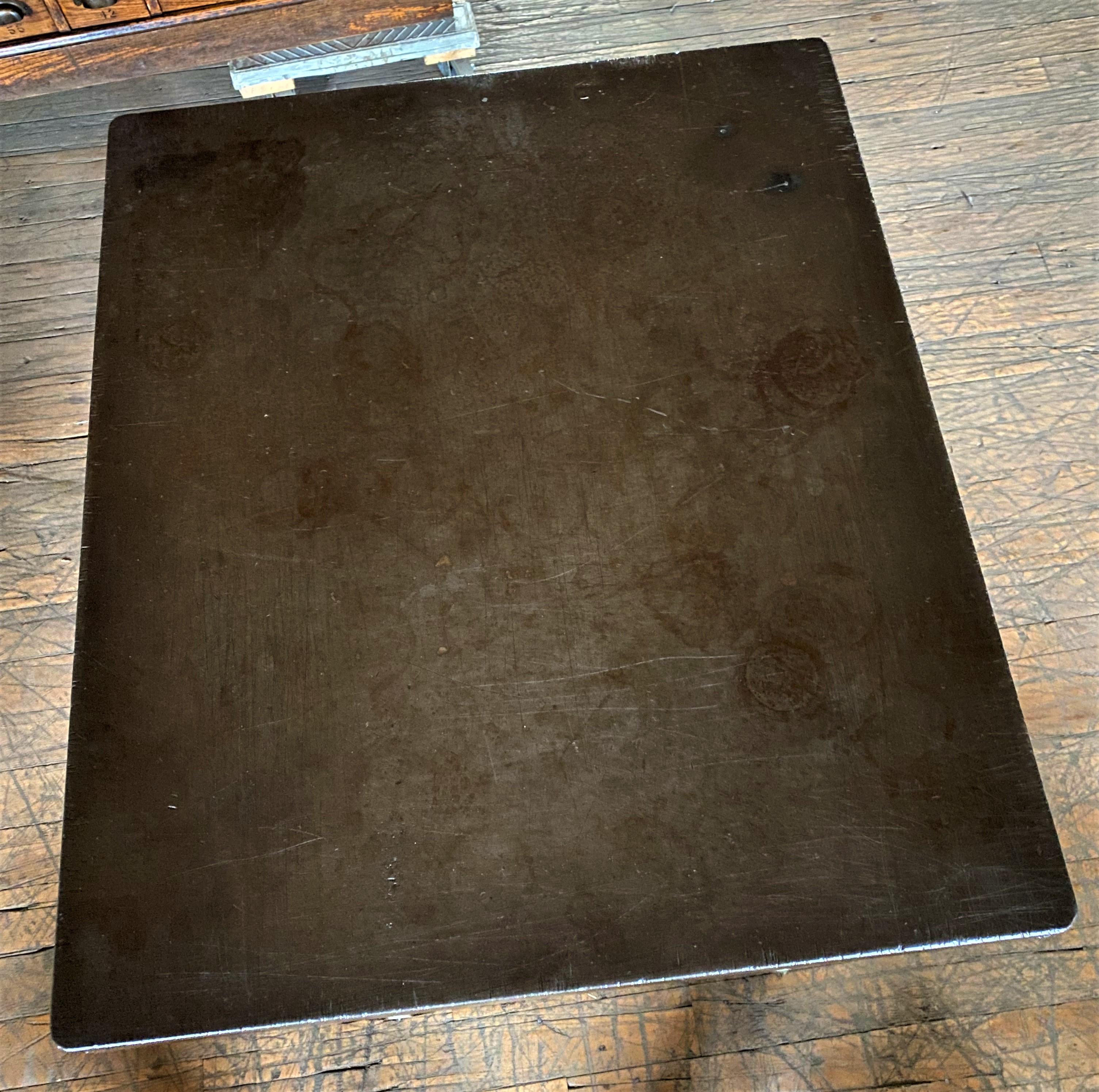 Printer's Table / Island In Good Condition In Oakville, CT