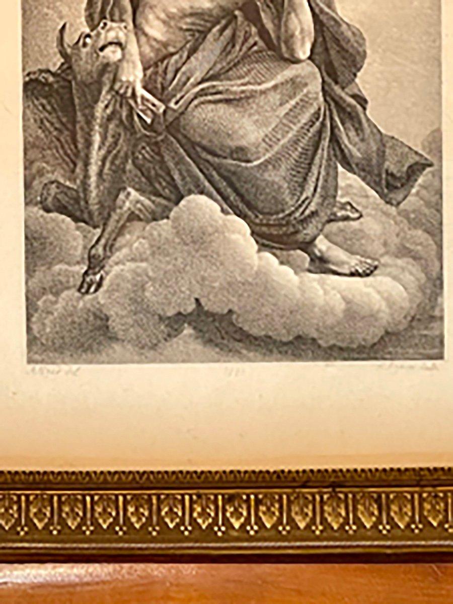 Laiton Impressions du Tetramorph-Saint Luc et Saint Marc-Joseph Albrier - Début du XIXe siècle en vente