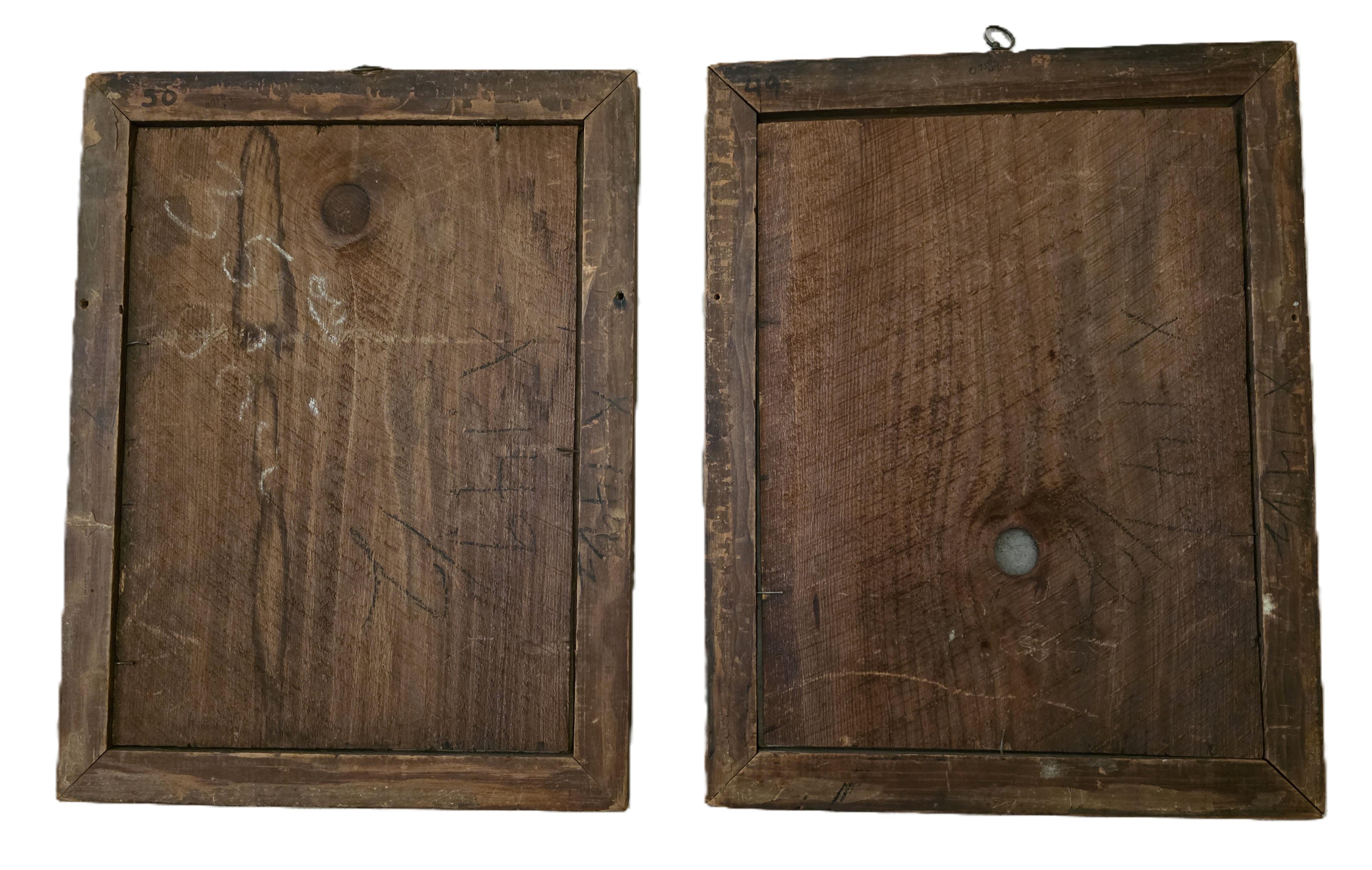 Un gentleman et une lady - Painting de Prior-Hamblen School