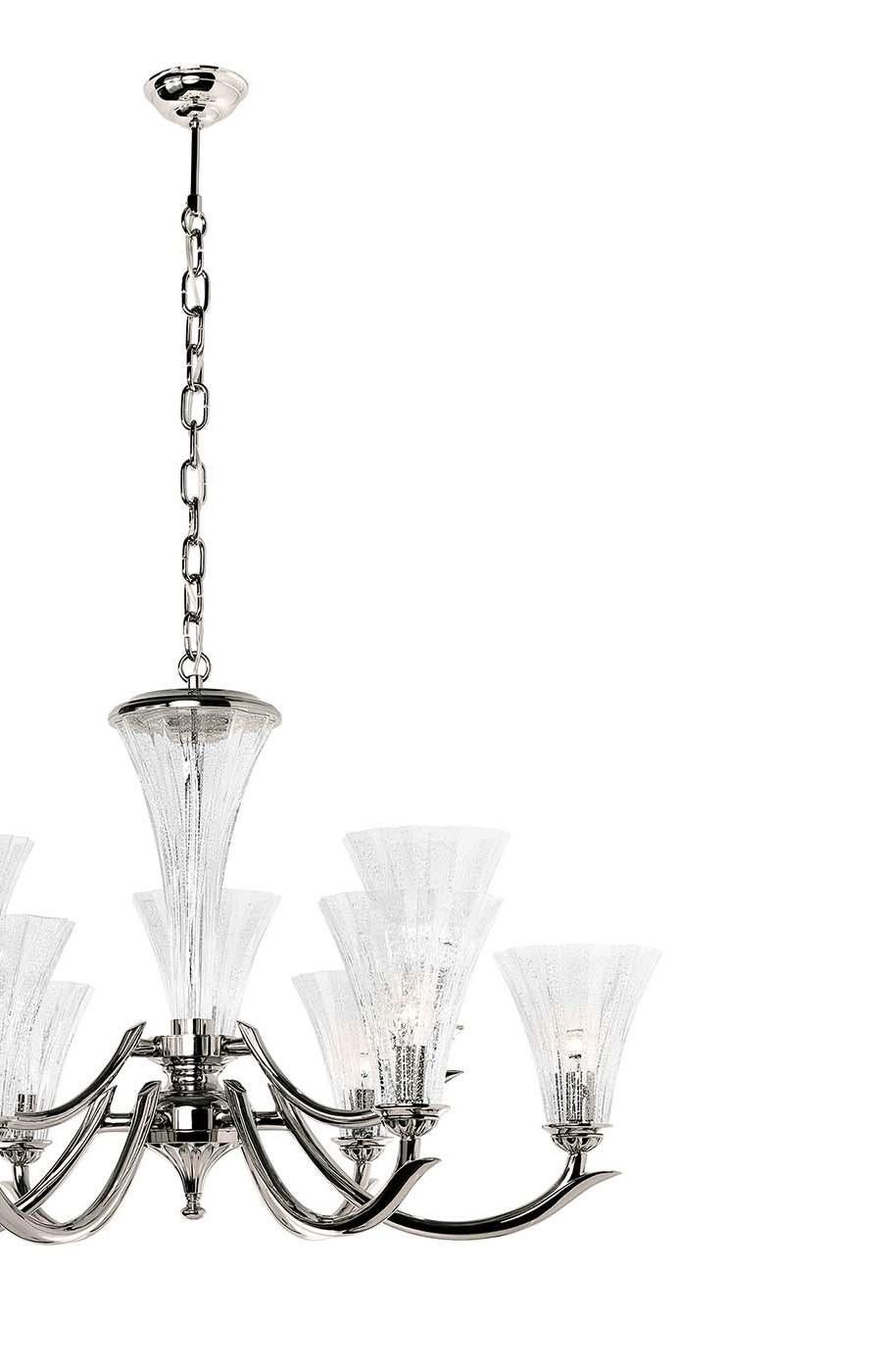 Prisca 9-Light Chandelier In New Condition For Sale In Milan, IT