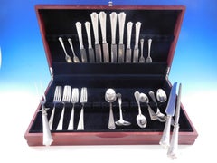 Priscilla by Manchester Sterling Silver Flatware Service Set 37 Pieces Scarce
