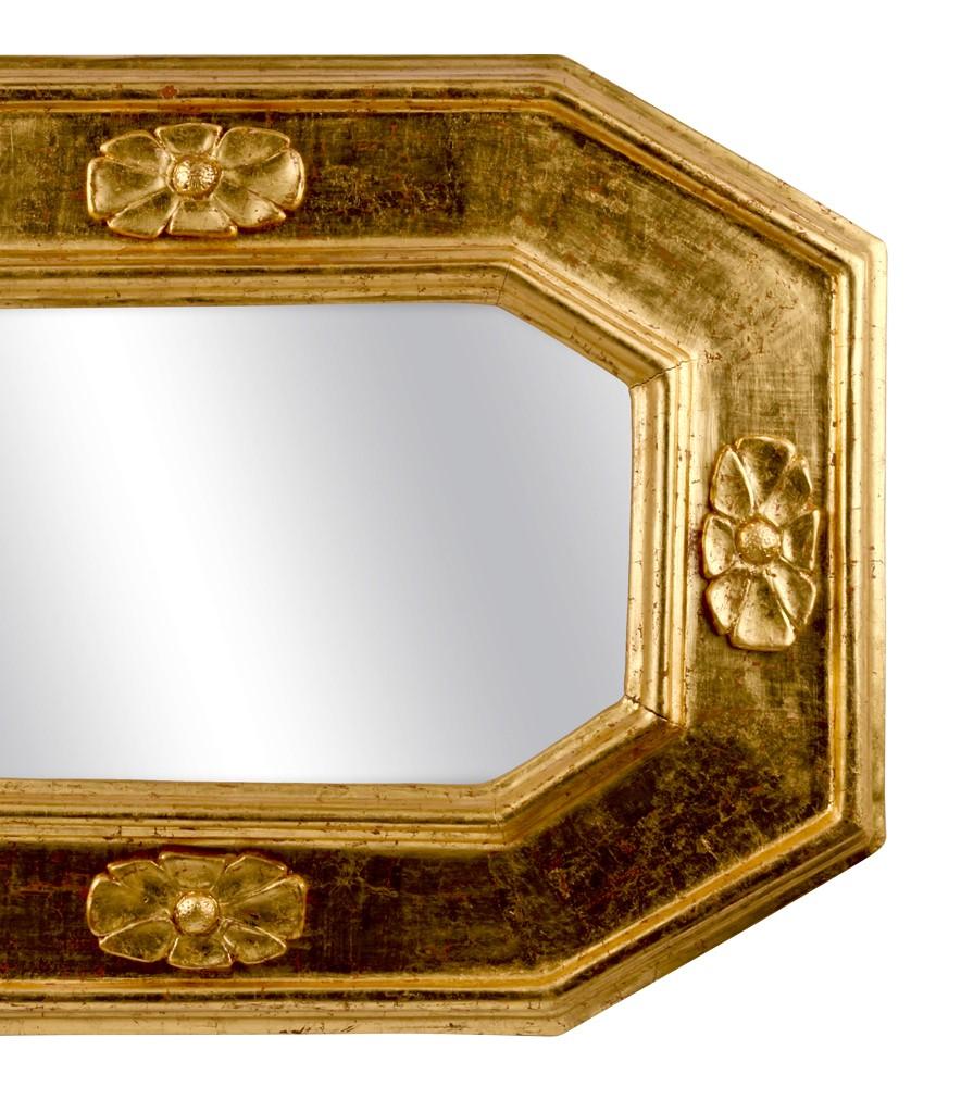 Priscilla Gold Mirror In New Condition In Milan, IT