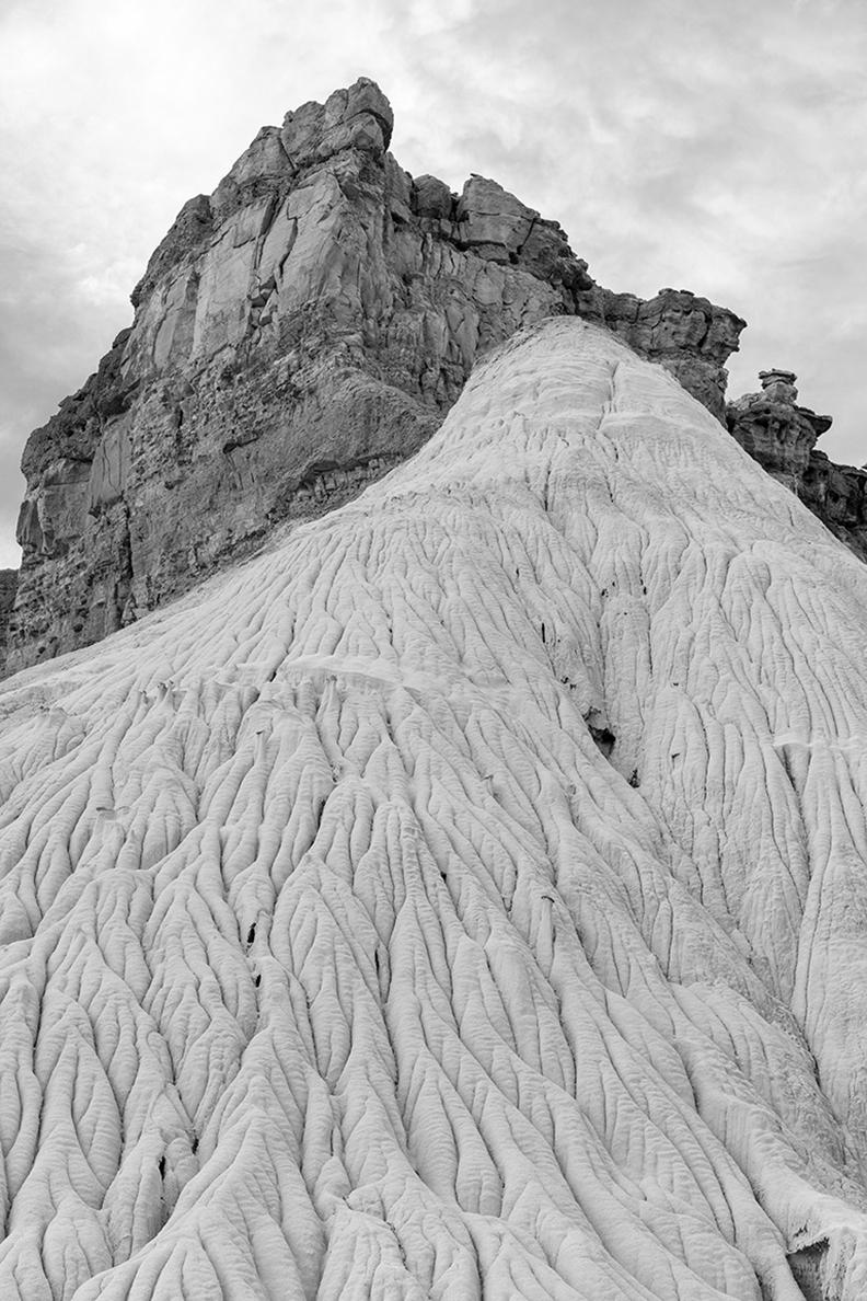Priscilla Rattazzi Black and White Photograph - Sandstone Slope, Wahweap