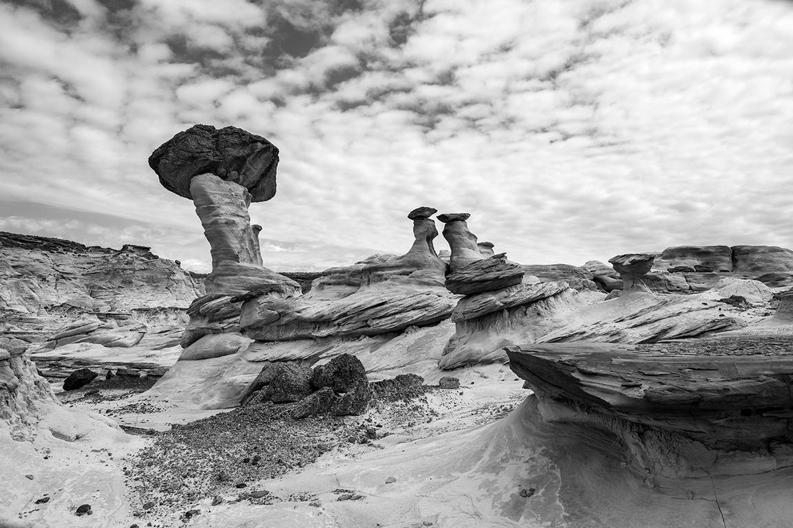 Priscilla Rattazzi Black and White Photograph - Yermo Canyon I