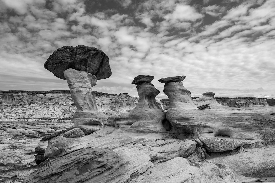 Priscilla Rattazzi Black and White Photograph - Yermo Canyon II