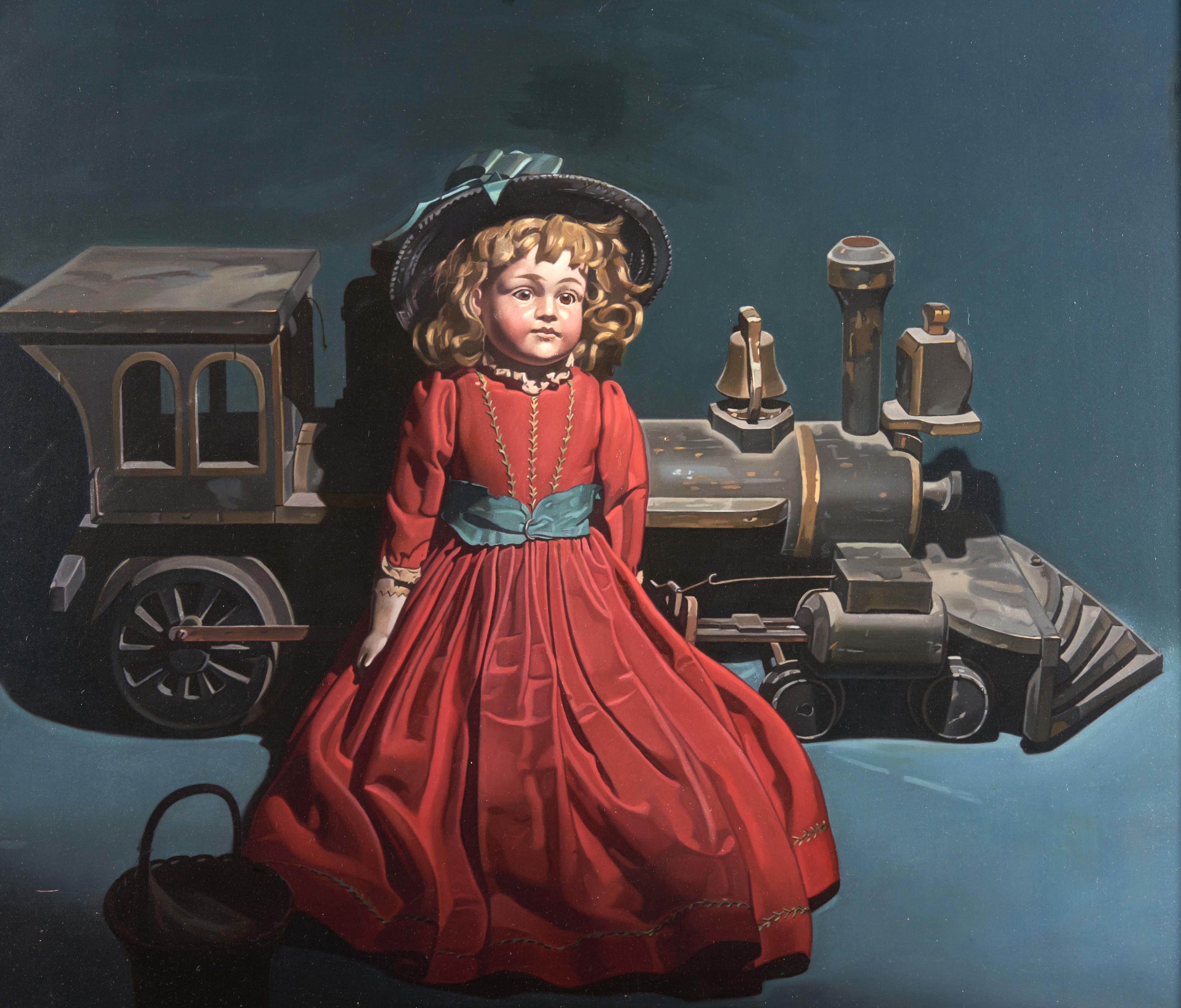 Priscilla Roberts
Antique Toys
Signed lower left; identified through gallery label affixed to backing
Oil on board
20 x 24 inches

Provenance
Grand Central Galleries, New York


Roberts was born in Glen Ridge, New Jersey, but spent most of her youth