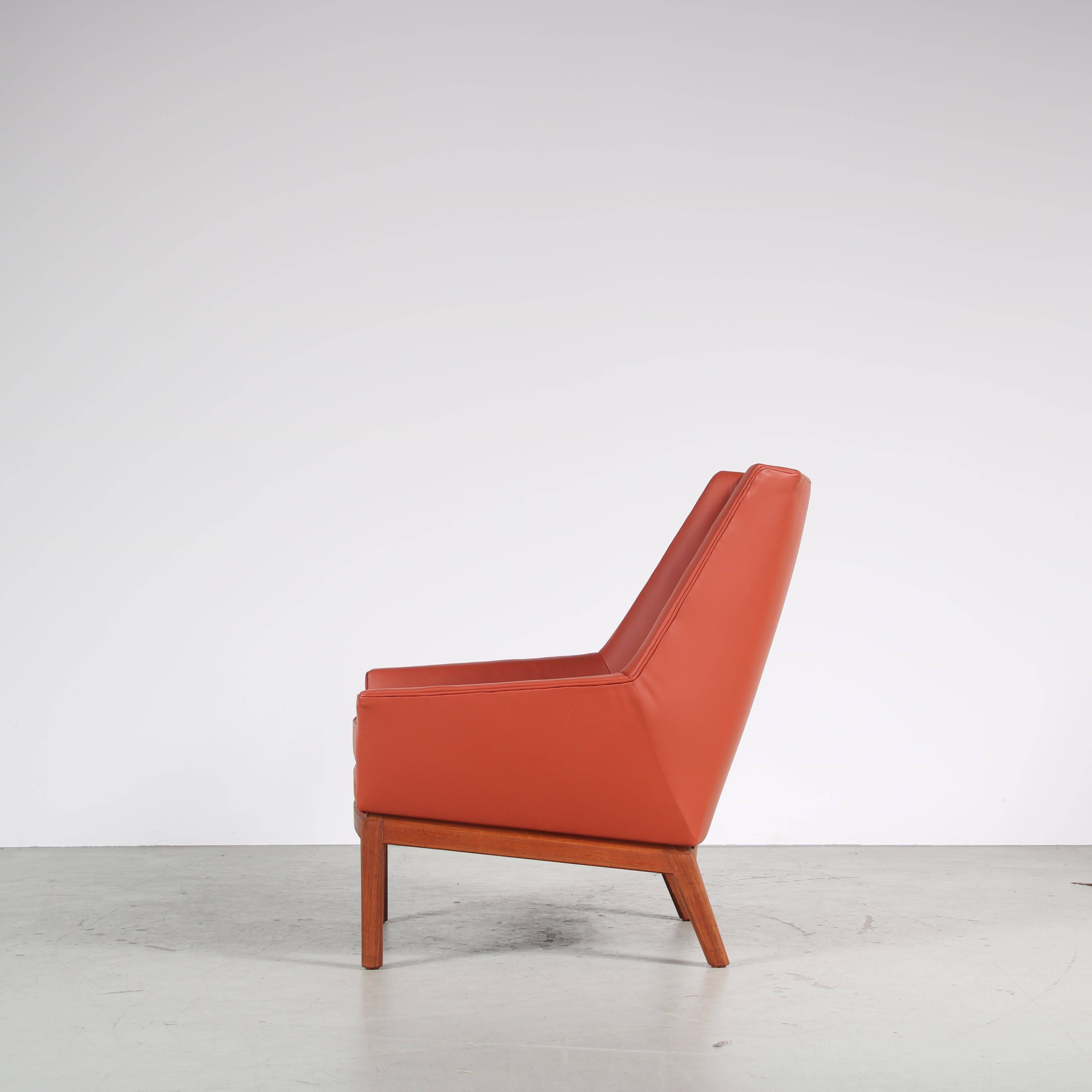 “Prism” Chair by Erik Kolling Andersen for Peder Pedersen, Denmark 1950 In Good Condition For Sale In Amsterdam, NL