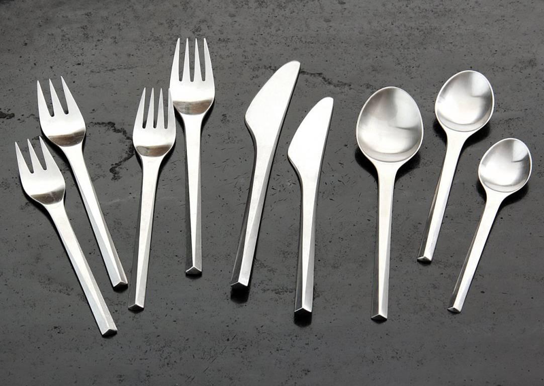 Georg Jensen Stainless Prism Matt Meat Fork