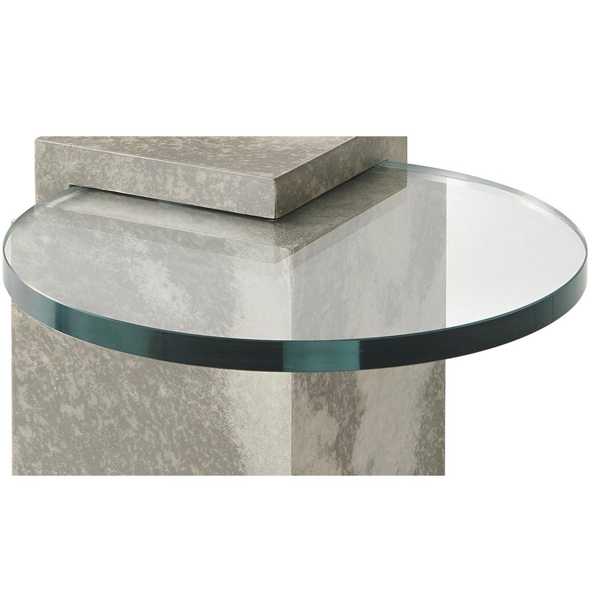 Contemporary Prism Modern Accent Table For Sale